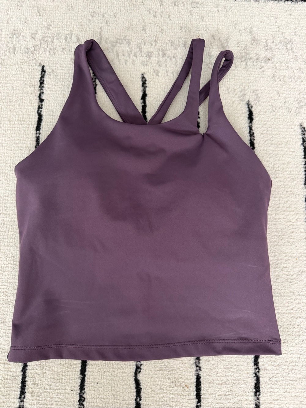 Salt Project Sculpt Cross My Heart Tank in Haze